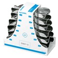 Asa Dental S2807-12 - ложка слепочная, набор 12 штук, без перфорации с бортиками S2807-12 - фото 471319