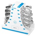 Asa Dental S2813 - ложка слепочная, набор 11 штук, с перфорацией без бортиков для беззубых челюстей S2813 - фото 471328