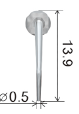 Насадка пародонтологическая Woodpecker E10 для скалера(подходит к Woodpecker, EMS) E10 - фото 472344