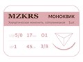 Монк моноквик - хирургическая мононить сополимерная1738О1 Premium-5/0 (1)45 МОНК МОНОКВИК хирургическая мононить, сополимерная, MZKRS (Россия) 1738О1-5/0-(1)45-МОНК - фото 483103