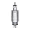 Roto Quick RQ-14 - быстросъемный переходник для турбинных наконечников с регулировкой подачи воды, 4-канальный Midwest 10401400 - фото 484017
