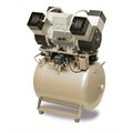 EKOM DK50 4VR/50S/M - безмасляный компрессор для 4-x стоматологических установок с кожухом, с осушителем, с ресивером 50 л 4067021A5-100 - фото 484141