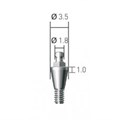 BAB351018 Шариковый аттачмент, Dentium (Ю.Корея) BAB351018 - фото 486366