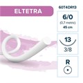 Elemaar ELTETRA 6/0 - шовный материал, 45 см, 3/8, 13 мм, колющая, 12 шт. 60T4DR13 - фото 487380