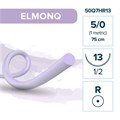 Моноквик ELMONQ — рассасывающаяся нить, 1/2, колющая игла 13 мм, толщина 5/0 (1), 75 см, 12 шт 50Q7HR13 - фото 487389