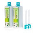 Greenbite colour - материал для регистрации прикуса на основе A-силикона, стандартная упаковка, 2х50 мл 02207 - фото 489218