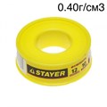 Фум лента Stayer 0.075мм х 12мм х 10м (0.40г/см3) 1231917219 - фото 492365