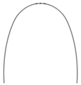 Дуга стальная Dentaflex Ideal 6-ти жильная 0,45 (18) в/ч 72657 - фото 494169