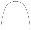 Дуга стальная Dentaflex Ideal 3-х жильная 0,38 (15) н/ч 72233 - фото 494824