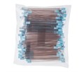 Asa Dental Blossom - слюноотсосы, 15 см, прозрачно-голубые с несъемным колпачком, 100 шт 2900E-TCS15/100 - фото 495476