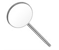Hahnenkratt TOPvision FS Rhodium - родиевое зеркало, плоское, без ручки, №4, диаметр 22 мм, 12 шт 721x4 - фото 495833