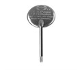 Hahnenkratt TOPvision FS Rhodium - родиевое зеркало, плоское, без ручки, №4, диаметр 22 мм, 12 шт 721x4 - фото 495835