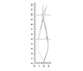 Nopa Instruments AC 751/12 - микроножницы NOYES изогнутые, 12 см AC 751/12 - фото 496386