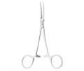 Asa Dental 0520-2 - зажим "Москит" изогнутый по плоскости, 14 см 0520-2 - фото 496549