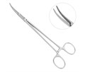 Nopa Instruments AA 157/18 - щипцы для артерии HALSTED анатомические, изогнутые, 18 см AA 157/18 - фото 496579