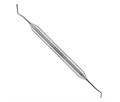 Fabri 1334F Black - удлиненная узкая гладилка с цилиндрическим штопфером Ø1.0mm, эргономичная ручка Ø10mm, покрытие Black 1334F Black - фото 496687