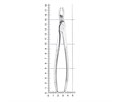 Nopa Instruments PA 067/00 - щипцы извлекающие для третьих моляров верхней челюсти №67 PA 067/00 - фото 496757