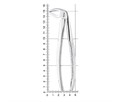 Nopa Instruments PA 033/00 - щипцы извлекающие корневые для нижней челюсти №33 PA 033/00 - фото 496843