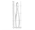 Nopa Instruments PA 046/00 - щипцы извлекающие корневые для нижней челюсти №46N PA 046/00 - фото 496888