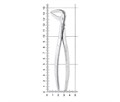 Nopa Instruments PA 074/07 - щипцы извлекающие корневые для нижней челюсти №74N PA 074/07 - фото 496992