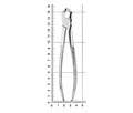 Nopa Instruments PA 008/00 - щипцы извлекающие для премоляров нижней челюсти №80 PA 008/00 - фото 497082