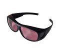 AMD Lasers EYEPINK - очки защитные для работы с лазером, розовые в белой оправе стандартного размера EYEPINK White - фото 497552