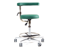 MedErgoStuhle MedErgo-801 - cтул ассистента с абдоминальным упором, цвет чёрный 150-1195 024036 - фото 499589