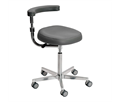 MedErgoStuhle MedErgo-802 - стул врача с абдоминальным упором, цвет чёрный 150-1195 035640 - фото 499608