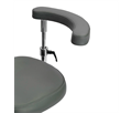 MedErgoStuhle MedErgo-802 - стул врача с абдоминальным упором, цвет чёрный 150-1195 035640 - фото 499609
