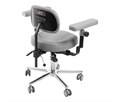 MedErgoStuhle MedErgo-785 Стандарт - стул микроскописта, цвет чёрный 150-1195 024030 - фото 499698