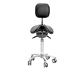 MedErgoStuhle MedErgo-782 Комфорт - стул микроскописта со спинкой, цвет чёрный 150-1195 038105 - фото 499743