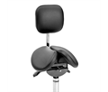 MedErgoStuhle MedErgo-782 Комфорт - стул микроскописта со спинкой, цвет чёрный 150-1195 038105 - фото 499745