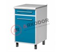 Arkodor AR-19 - металлическая тумба с выдвижным ящиком, с распашной металлической дверью и одной металлической полкой AR-19 - фото 500026