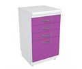 ПИК ТМЯ-4.0 - тумба медицинская 4 ящика на подиуме 029858 - фото 500113