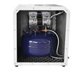 WuerWei W-602 - безмасляный компрессор для одной стоматологической установки в шумоизоляционном кожухе, с ресивером 35 л (60 л/мин) 40210125 / W-602-case - фото 500292