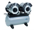 Durr Dental Tornado 4 - безмасляный компрессор для 4 установок, с ресивером 50 л, 235 л/мин 4280-01 - фото 500303