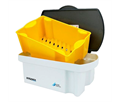 Durr Dental Hygobox - контейнер для транспортировки и дезинфекции, объем 3 литра, чёрная крышка, жёлтая вставка-корзина 6030-060-00 - фото 503590