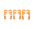 Gamma Dental 06-231340 - набор протрузионных ограничителей, оранжевых, 0,5 / 1,5 / 2,5 мм 06-231340 - фото 503846
