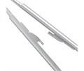 HLW 40-46 - иглодержатель-микро изогнутый Micro-Nadelhalter TC, 18 см 40-46 - фото 506366