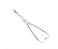 HLW 20-22B - иглодержатель хирургический изогнутый Nadelhalter TC, 17 см 20-22B - фото 506466