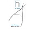 HLW 14-2B - кусачки костные Micro-Friedmann 16 см изогнутые на 90 градусов 14-2B - фото 507261