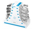 Asa Dental S2813 - ложка слепочная, набор 11 штук, с перфорацией без бортиков для беззубых челюстей S2813 - фото 507724