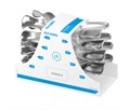 Asa Dental S2808-8 - ложка слепочная, набор 8 штук, без перфорации без бортиков для полностью беззубых челюстей S2808-8 - фото 507733