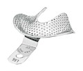Asa Dental 2806-L66 - ложка слепочная нижняя большая (L) с перфорацией для беззубых челюстей 2806-L66 - фото 507734