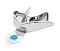 Asa Dental 2803-L2 - ложка слепочная нижняя большая (L) без перфорации с бортиками, с цветной кодировкой (голубая) 2803-L2 - фото 507749