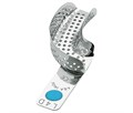 Asa Dental 2801-L4D - ложка слепочная верхняя средняя (M) половина с перфорацией без бортиков (левый верх-правый низ) 2801-L4D - фото 507752