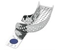 Asa Dental 2801-L6S - ложка слепочная нижняя большая (L) половина с перфорацией без бортиков (правый верх-левый низ) 2801-L6S - фото 507754