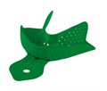 Asa Dental 2814-L4 - ложка слепочная нижняя очень большая (XL) с перфорацией без бортиков, алюминий (зеленая) 2814-L4 - фото 507812