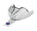 Asa Dental 2804-U6 - ложка слепочная верхняя очень большая (XL) с перфорацией с бортиками, с цветной кодировкой (синяя) 2804-U6 - фото 507832