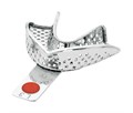 Asa Dental 2804-L3 - ложка слепочная нижняя малая (S) с перфорацией с бортиками, с цветной кодировкой (красная) 2804-L3 - фото 507844